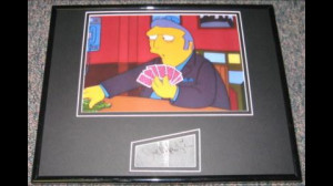 Joe Mantegna Simpsons Signed Framed 11x14 Photo Display JSA Fat Tony