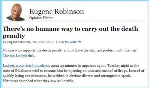 Eugene Robinson Sums it up Poignantly... ( 1+ / 0- )