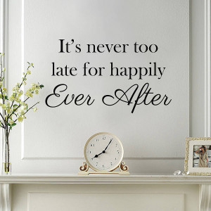 Happily Ever After Quotes 'happily ever after' wall quote by nutmeg