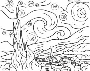 Famous Art Coloring Pages Artist coloring shee