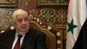 Syrian Foreign Minister Walid al-Muallem, pictured on March 24, 2015 ...
