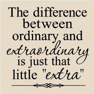 the difference between ordinary and extraordinary...