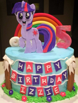 Twilight Sparkle My Little Pony CakeCaoilainn Birthday, Birthday ...