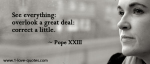 Christmas Quotes Pope John Xxiii ~ Blue Eyed Ennis: Two Popes - Two ...