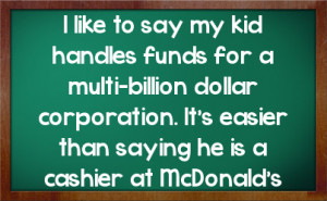... corporation it s easier than saying he is a cashier at mcdonald s