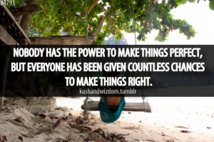 nobody has the power to make things