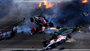 Two-time Indy 500 winner Dan Wheldon dies in 15-car wreck at Las Vegas ...
