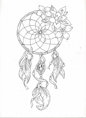 Dreamcatcher Drawing With Quote