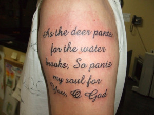 Finding Good Scriptures for Tattoos