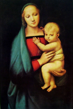 Madonna del granduca, Firenze Palazzo Pitti (cm.55)