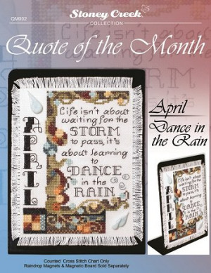 Quote of the Month - April (Dance in the Rain)