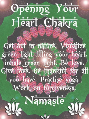 Opening your Heart Chakra