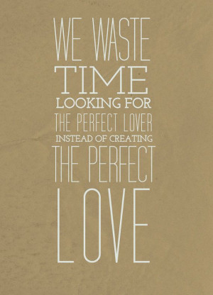 Perfect Love Quote - by Tom Robbins #etsy #lovequote #valentinesday
