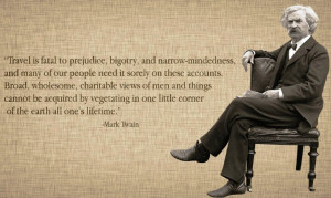 mark twain travel quote philosophy