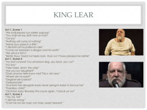 ... Act 1 Scene 1 Key Quotes ~ King Lear Quotes AO2, AO3 & AO4- A2 EXAM