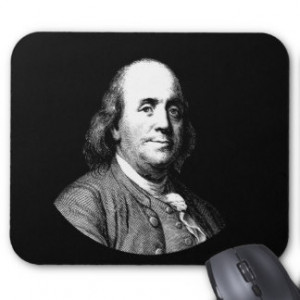 Ben Franklin Mouse Pad