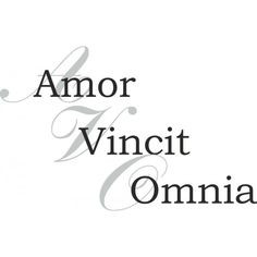 ... quotes amp sayings amor vincit omnia love conquers all # latin # quote
