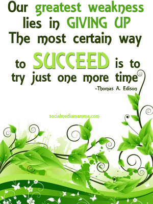 Inspirational Quotes Success www.socialmediamamma.com Inspiring quote