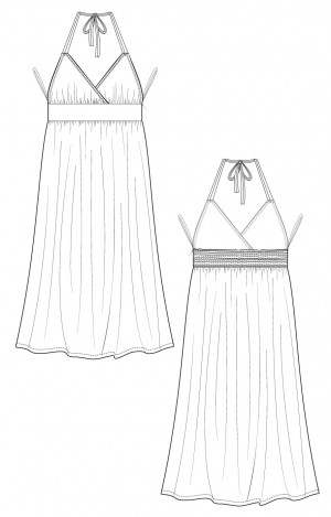 How to Draw a Fashion Design Dress