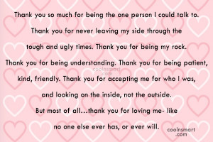 Thank You for Being You Quotes