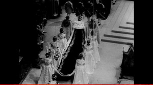HD Elisabeth II d'Angleterre / Couronnement / Londres / 1953 – Stock ...