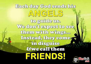 Friends are Angels Friendship Quote and You Like This Friendship SMS.