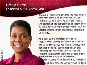 that rule ursula burns chairman ceo xerox corporation ursula burns ...