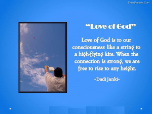 Love Of God Is to Our Consciousness Like a String to a High Flying ...