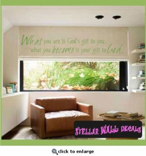 ... Religious Inspirational Vinyl Wall Decal Sticker Mural Quotes Words