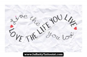 By tonybaxter in infinity symbol quote tattoos No Comments