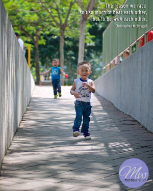 ... Christopher McDougall #Quote #Happy #Children #Running #Twins #