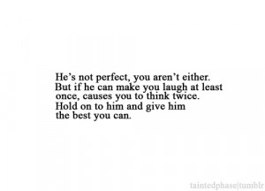 no one perfect (: be a perfect two !
