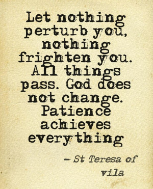 St. Teresa. Love her.