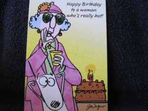 funny old woman birthday card