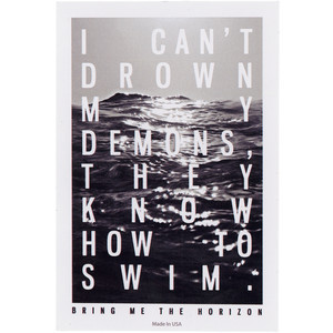 Bring Me The Horizon Drown My Demons Sticker | Hot Topic