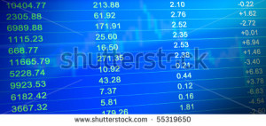 global market quotes - stock photo