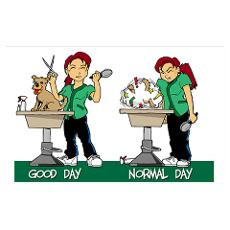 Dog Groomer's Life Poster