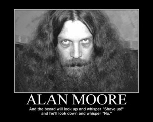 Alan moore master of comics and beards