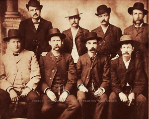 WYATT EARP BAT MASTERSON DODGE CITY KANSAS PEACE COMMISSIONERS 1883 ...
