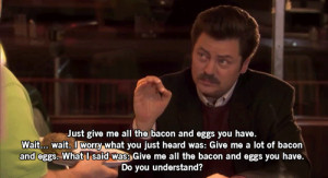 Laughing at Parks and Recreation on Netflix was a great distraction.