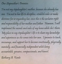 Stepmother's Promise More