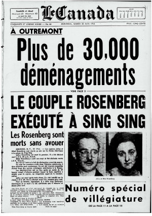 Julius And Ethel Rosenberg Execution