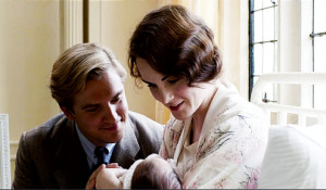... Abbey’s Matthew Crawley and Lady Mary right before disaster strikes