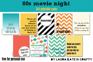 80s Movie Night freebie