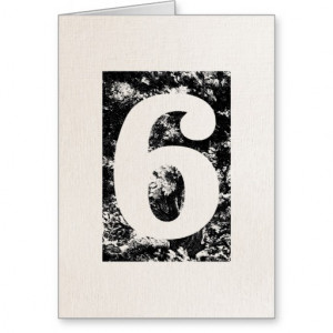 AA Anniversary Card: 6 Years Greeting Cards