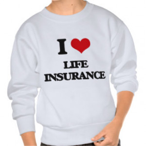 Love Life Insurance Pull Over Sweatshirts