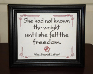 Symbolism Quotes Scarlet Letter