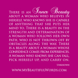inner beauty of a woman quotes
