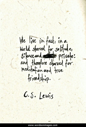 Lewis Quotes Friendship