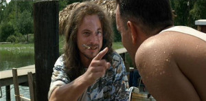 Forrest: Lieutenant Dan, what are you doing here?